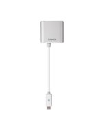 Cadyce CA-C3VGA USB-C to VGA Adapter with Mirror Mode (Silver)