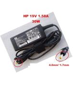 HP 30W 19V 1.58A Laptop Adapter- (4*1.7) 