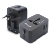 Lapcare Global Trotter USB & Type-C Ports 2Pin Travel Adaptor (LIA-003)