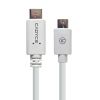 Cadyce CA-CMICRO USB-C to Micro USB 3.0 Male Cable. (White)