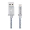 Cadyce CA-ULCS USB Lightening Cable for IPhone, IPod, & IPad - Silver