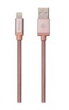Cadyce CA-ULCR USB Lightening Cable for IPhone, IPod, & IPad - Rose Gold (1.2M)