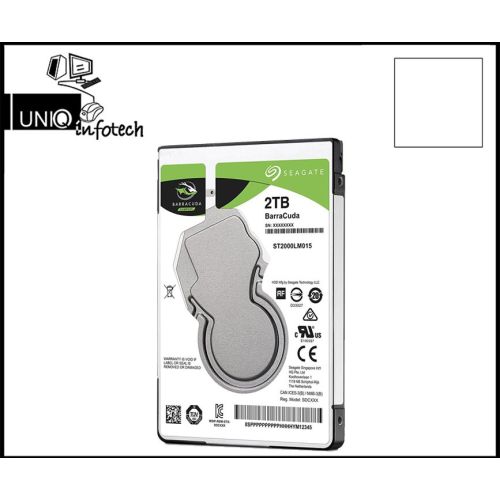 fortryde virksomhed Thriller Seagate 2TB Laptop HDD SATA 6Gb/s 128MB Cache 2.5-inch 7mm Internal Hard  Drive Available at UniqInfoTechIndia.com Laptop Battery, Laptop Adapter and  Networking Products Ahmedabad Cash On Delivery