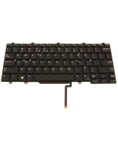 Dell Latitude 13 (7350) backlit keyboard, with US International key layout