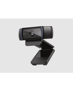 Logitech C920 HD Pro Webcam, Full HD 1080p/30fps Video Calling, Clear Stereo Audio, HD Light Correction, Works with Skype, Zoom, FaceTime, Hangouts, PC/Mac/Laptop/MacBook/Tablet - Black
