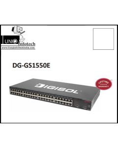 Digisol 48-port 10/100/1000Base-T Lite Managed switch + 2 SFP ports - DG-GS1550E