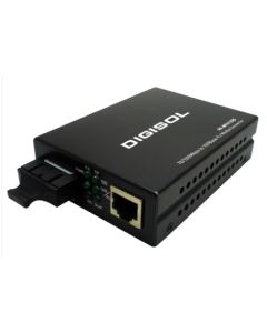 DIGISOL 10/100Mbps to 100Base-Fx Media Converter (Single Mode 20Kms)