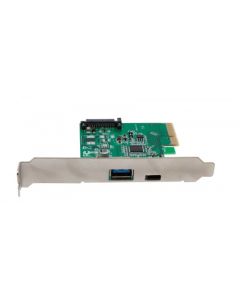 EIRA PCI-E TO USB 3.1 TYPE-A + TYPE-C HOST CONTROLLER CARD (X4 SLOT)