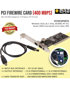 Eiratek PCI FireWire Card (400 Mbps)