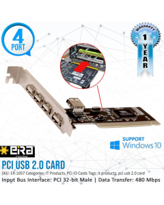 Eiratek PCI USB 2.0 Card (4-port)