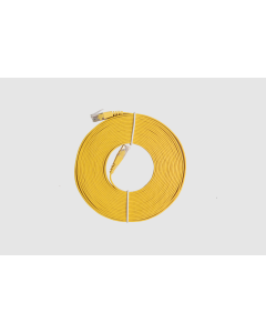 Eiratek Cat6 Ultra-Thin Flat Ethernet Patch Cable – 5m Yellow