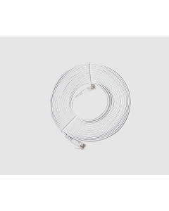 Eiratek Cat6 Ultra-Thin Flat Ethernet Patch Cable – 10m White