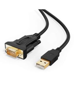 Gold Plated USB to Serial Converter Cable with FTDI Chipset Support 
