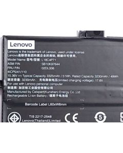 Lenovo ThinkPad X1 Yoga Series Carbon Laptop Battery -L18C4P71