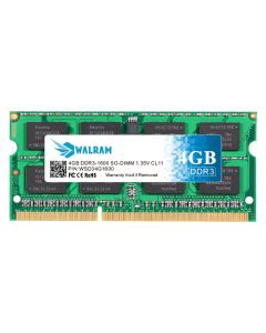 Walram Laptop 4GB DDR3 RAM-1600 SODIMM