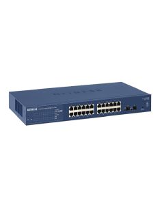 NetGear 24-Port Gigabit Ethernet Smart Switch with 2 SFP Ports GS724T