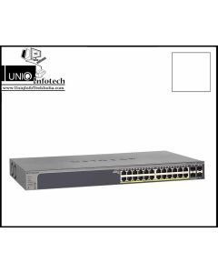NetGear Prosafe 24 Port 10/100/1000 All PoE + 4 SFP Smart L2 Switch GS728TP 