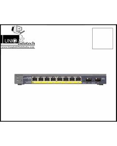 NETGEAR ProSafe GS110TP-200 8-PORT UTP Gigabit PoE Smart Switch 2 SFP Fiber