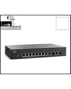 Cisco SG300-10P 8 Port Gigabit PoE Managed Switch (SRW2008P-K9-NA)