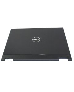 Dell Vostro 1510  [A] GRADE     DP/N G852C  **BLACK**  15.4"  LCD Back Cover / Lid  Complete w/ Antenna & Cables